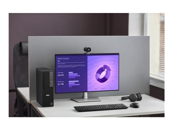 Dell Pro Slim Plus QBS1250 - AI PC - slim desktop Core Ultra 7 265 / inntil 5.3 GHz - RAM 16 GB - SSD 512 GB - NVMe, TLC - Intel Graphics - Gigabit...