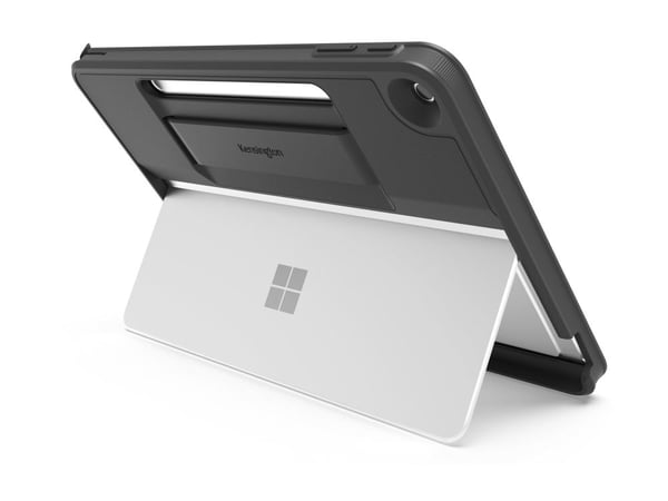 Kensington BlackBelt EQ - Baksidesskydd för surfplatta - robust - polykarbonat, ABS-plast, TPE (termaplastisk elastomer) - svart - för Microsoft Su...