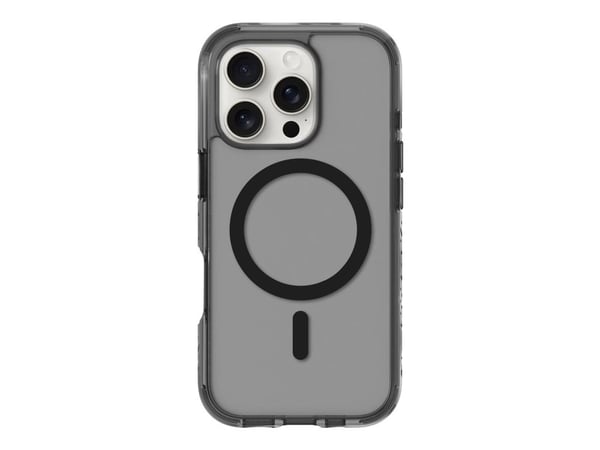 Laut Crystal MATTER-X - Baksidedeksel for mobiltelefon - MagSafe-samsvar - polykarbonat, termoplast-polyuretan (TPU) - svart krystall - for Apple i...