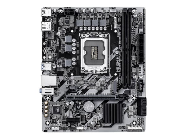 Gigabyte H810M K - Hovedkort - micro ATX - LGA1851-sokkel - H810 Chipset - USB 3.2 Gen 1 - Gigabit LAN - innbygd grafikk (CPU kreves) - HD-lyd (8-k...