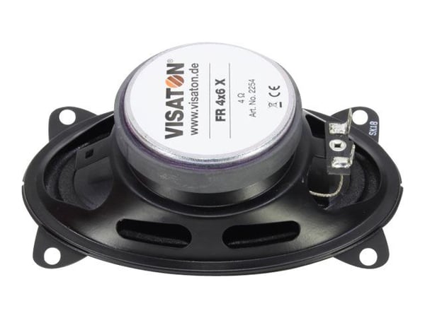 Visaton FR 4x6 X - 4 Ohm - Høyttalerdriver - 15 watt - dobbelt høyttalerkonus - 4" x 6"