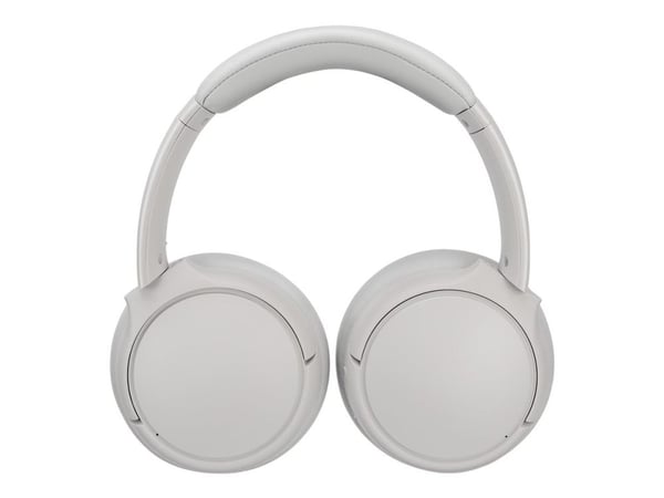 Panasonic RB-M600BE - Hodetelefoner med mikrofon - full størrelse - Bluetooth - trådløs - aktiv støydemping - 3,5 mm jakk - beige