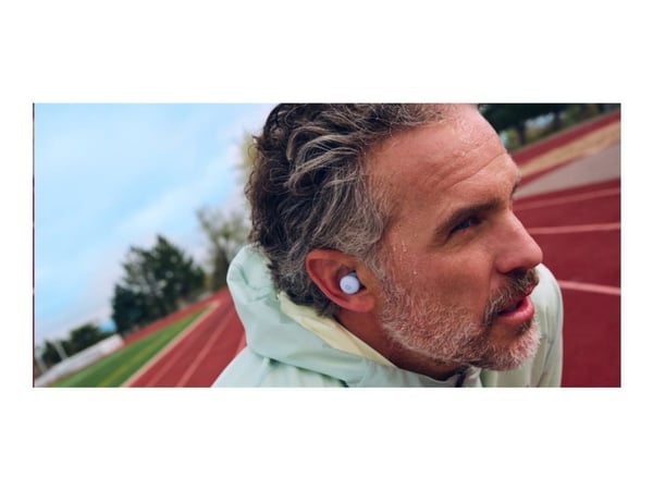 Google Pixel Buds 2a - True wireless-hodetelefoner med mikrofon - i øret - Bluetooth - aktiv støydemping - iris