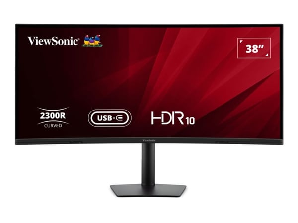 ViewSonic VA3820C - LED-skjerm - kurvet - 38" (37.5" synlig) - 3840 x 1600 UWQHD+ @ 75 Hz - IPS - 300 cd/m² - 2000:1 - HDR10 - 4.785 ms - HDMI, Dis...