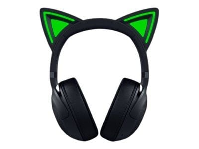 Razer Kraken Kitty V2 - Hodesett - full størrelse - Bluetooth - trådløs - svart