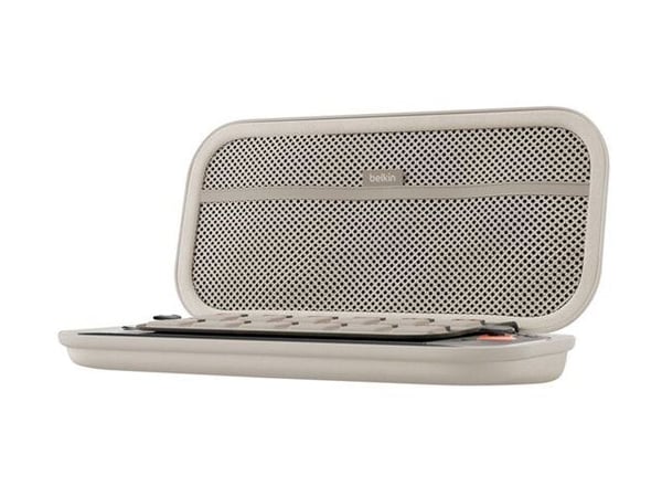 Belkin ENA002HQSA, Bæreveske, Nintendo Switch 2, Sand, Polyester, Fløyel, Ripebestandig, Støtbestandig, Fallbestandig, Ripebestandig, Vanntett, 20,...
