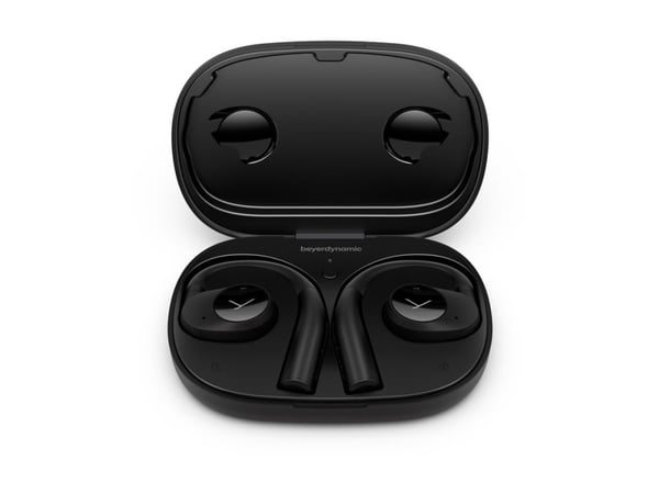 beyerdynamic Verio 200 - True wireless-hodetelefoner med mikrofon - åpent øre - Bluetooth - svart