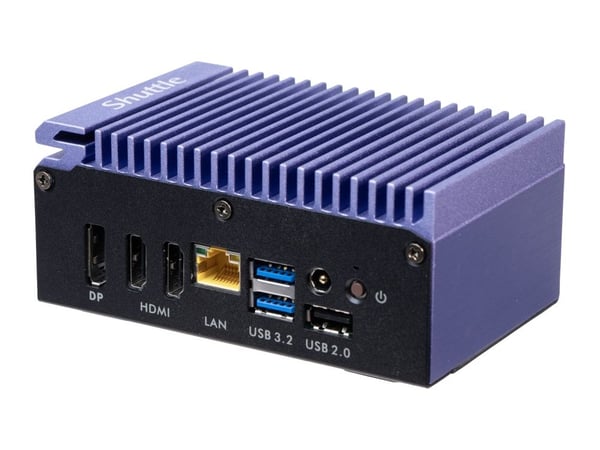 Shuttle Edge PC SPCEL12, 0.46L kokoinen PC, Mini PC Barebone, Intel® SoC, BGA 1493, DDR4-SDRAM, SATA