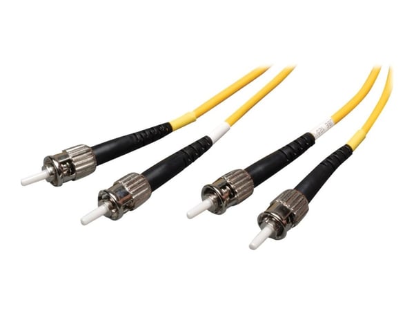 Eaton Tripp Lite Series Duplex Singlemode 9/125 Fiber Patch Cable (ST/ST), 3M (10 ft.) - Koblingskabel - ST-enkeltmodus (hann) til ST-enkeltmodus (...