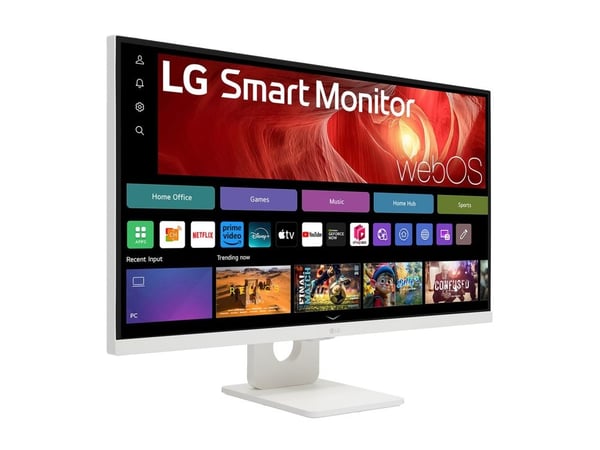 LG 27U731SA-W - LCD-skjerm - Smart - 27" - 3840 x 2160 4K @ 60 Hz - IPS - 350 cd/m² - 1000:1 - HDR10 - 5 ms - 2xHDMI - høyttalere
