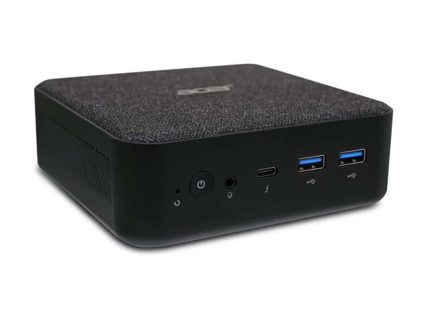 Acer Revo Box RB102-13U3U - Barebone - Mini-PC - 1 x Core i3 1305U / 1,6 GHz - RAM 8 GB - SSD 256 GB - UHD-grafikk - Wi-Fi 6, Bluetooth, 1GbE - WLA...