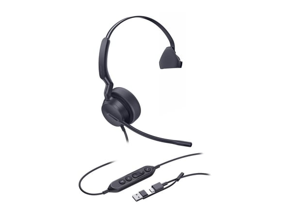 Yealink UH42 Mono - Hodesett - on-ear - kablet - USB-A, USB-C