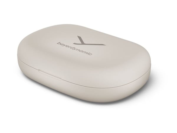 beyerdynamic Verio 200 - True wireless-hodetelefoner med mikrofon - åpent øre - Bluetooth - kremfarget