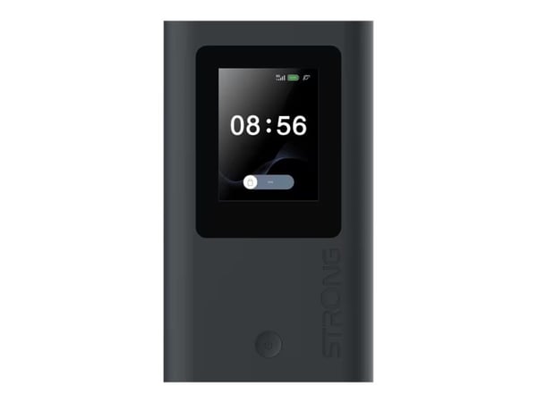 Strong 5GMIFIAX1800, Mobilnettverksruter, Svart, 802.11a, 802.11b, 802.11g, Wi-Fi 4 (802.11n), Wi-Fi 5 (802.11ac), Wi-Fi 6 (802.11ax), 574.1200 Mbi...