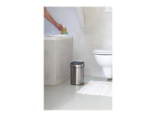 Brabantia Touch Bin - Søppelbøtte - skyvelokk - 3 L - mattstål
