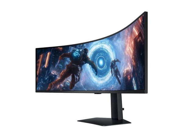 Samsung Odyssey G9 S49FG912EU - G91F Series - LED-skjerm - gaming - kurvet - 49" - 5120 x 1440 Dual Quad HD @ 144 Hz - VA - 350 cd/m² - 2500:1 - Di...