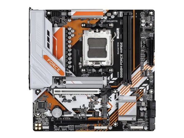 Gigabyte B850M FORCE WIFI6E - Moderkort - micro ATX - Socket AM5 - AMD B850 Chipuppsättning - USB-C 3.2 Gen 1, USB 3.2 Gen 2, USB 3.2 Gen 1 - 2.5 G...