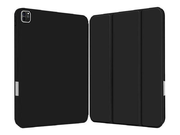 4smarts - Lommebok for nettbrett - termoplast-polyuretan (TPU), polyuretanlær - svart - for Apple 11-inch iPad Pro (M4)