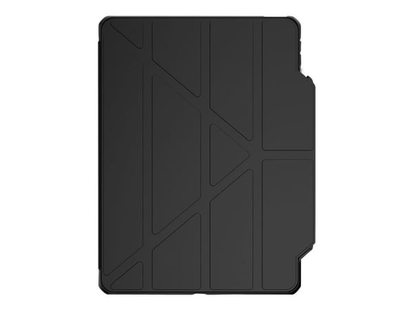 ITSKINS HYBRID // SOLID FOLIO - Lommebok for nettbrett - leatherette - svart - for Apple 10.9-inch iPad Air (4. generasjon)
