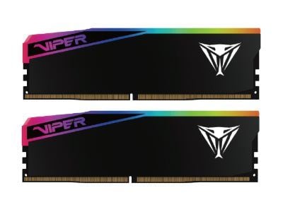 Patriot Viper Elite 5 RGB Ultra Series - DDR5 - sats - 32 GB: 2 x 16 GB - 6400 MT/s / PC5-51200 - CL32 - 1.4 V - ej buffrad - on-die ECC - svart