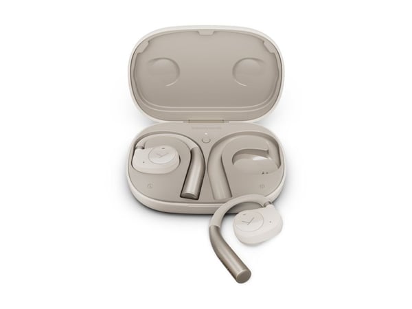 beyerdynamic Verio 200 - True wireless-hodetelefoner med mikrofon - åpent øre - Bluetooth - kremfarget