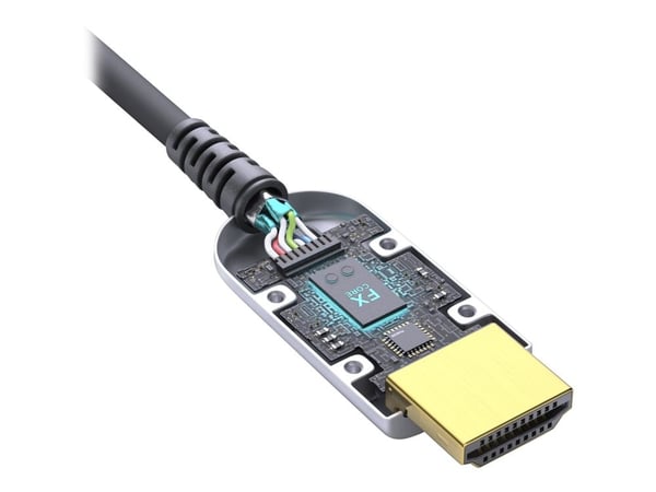 PureLink FiberX Series FX-I350 - High Speed - HDMI-kaapeli Ethernetillä - HDMI uros HDMI uros - HDMI uros - 5 m - hybridi kupari/valokuitukaapeli -...