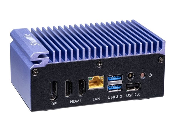 Shuttle Edge PC SPCEL12, 0.46L kokoinen PC, Mini PC Barebone, Intel® SoC, BGA 1493, DDR4-SDRAM, SATA
