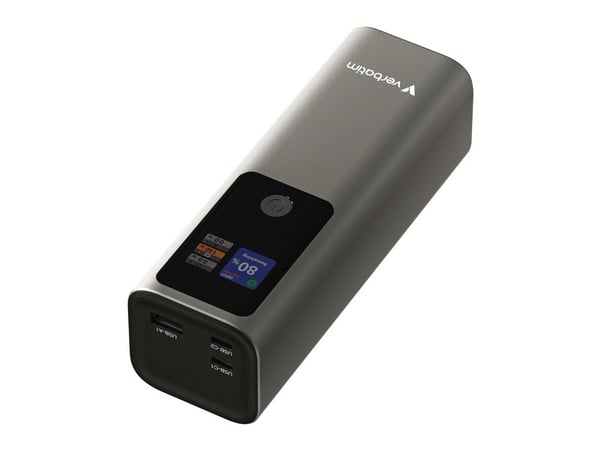 Verbatim Charge 'n' Go powerbank 27000 mAh 183 W, grå
