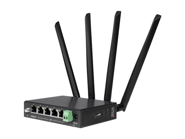 Edimax Pro D4G-7459AC - Trådløs ruter - WWAN 4-portssvitsj - Wi-Fi 5 - Dobbeltbånd - 4G - veggmonterbar, DIN-skinnemonterbar