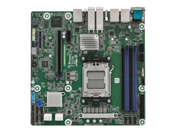 ASRock Rack B650D4U3-2L2Q/BCM - Hovedkort - micro ATX - Socket AM5 - AMD B650E Chipset - USB 3.2 Gen 1 - 2 x 25 Gigabit LAN, 2 x Gigabit LAN - innb...