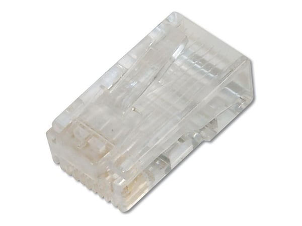 DIGITUS - Nätverkskontakt - RJ-45 (hane) - UTP - CAT 6 - modulär (paket om 100)