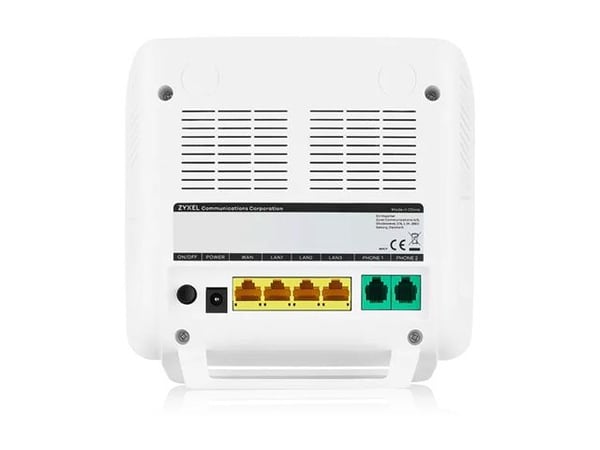 Zyxel EX3501-T0 - Trådløs ruter 4-portssvitsj - 1GbE - Wi-Fi 6 - Dobbeltbånd - VoIP-telefonadapter