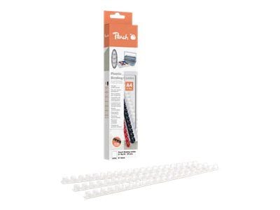 Peach R-PB412-01 - 12 mm - A4 (210 x 297 mm) - 95 ark - hvit - 25 stk innbindingskam