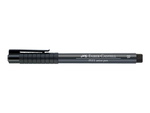 Faber-Castell PITT artist - Penselpenna - permanent - kallt grå IV - vattenbaserat pigmentbläck - 2 mm
