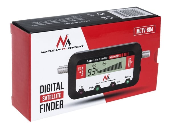 Maclean MCTV-884, 75 ohm (O), LCD, 950000 - 2150000 Hz