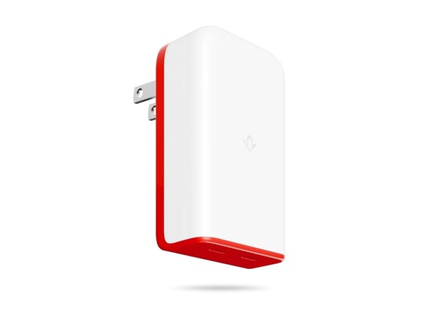 Twelve South PlugBug 50 travel - 50W PD-verkkolaturi, 2x USB-C yhteensopiva Apple Find My (EU, UK, US, KR, AU pistokkeet ja kotelo eli)