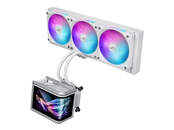 ASUS ROG Ryuo IV SLC 360 ARGB - White Edition - væskekjølesystem for prosessor - Radiatorstørrelse: 360 mm - (for: LGA1700, LGA1851, AM4, AM5) - ko...