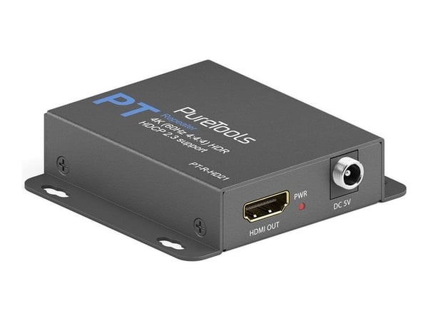 PureTools PT-R-HD21 - HDMI - Musta - 60 Hz - 100 m - 18 Gbit/s - 4K Ultra HD (PT-R-HD21)