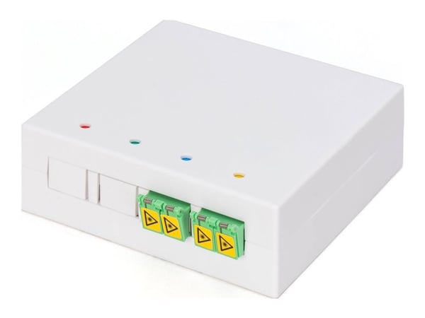 Digitus DN-931097, LC-D, valkoinen, synteettinen ABS, polykarbonaatti (PC), IP45, -40 - 85 °C, 80 mm