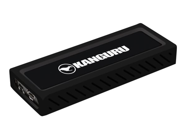 Kanguru UltraLock SuperSpeed+ USB-C M.2 NVMe SSD with Physical Write Protect Switch U3-NVMWP - SSD - 1 TB - ekstern (bærbar) - M.2 - USB 3.1 Gen 2 ...