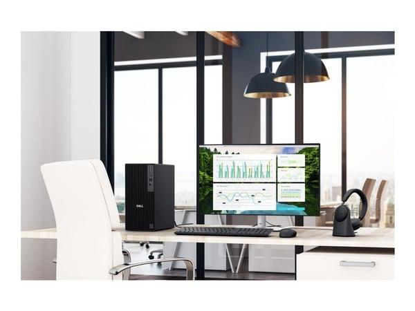 Dell Pro Tower Plus QBT1250 - AI PC - tower Core Ultra 5 235 / inntil 5 GHz - RAM 16 GB - SSD 512 GB - NVMe, TLC - DVD SuperMulti - Intel Graphics ...