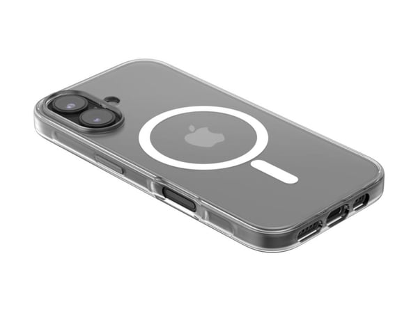 Belkin SheerForce - Baksidedeksel for mobiltelefon - magnetisk - MagSafe-samsvar - plastikk - blank - for Apple iPhone 16