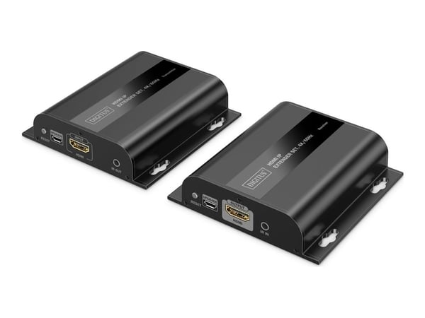 DIGITUS - Extender Set - video/ljud/infraröd förlängare - HDMI, 1GbE - över CAT 6 - upp till 200 m
