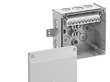 Spelsberg Abox 100 AB-10² Jakorasia (P x L x K) 152 x 152 x 80 mm Harmaa IP66 1 kpl