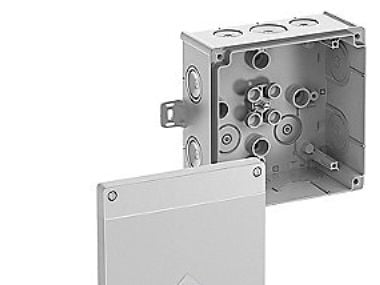 Spelsberg Abox 100 AB-L Jakorasia (P x L x K) 152 x 152 x 80 mm Harmaa IP66 1 kpl