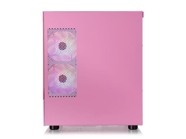 Thermaltake CA-1Z4-00MAWN-01, Micro Tower, PC, Rosa, Micro ATX, Mini-ITX, SPCC, Herdet glass, Spilling