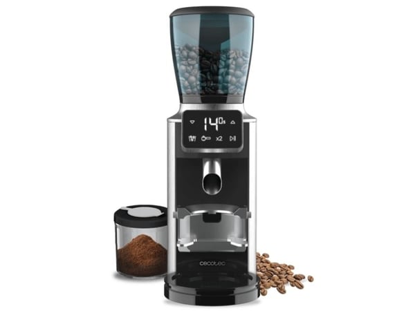 "Cecotec kaffemaskin | SteelMill Touch | 150 W | Kaffebønnekapasitet 300 g | Antall kopper 14 stk.