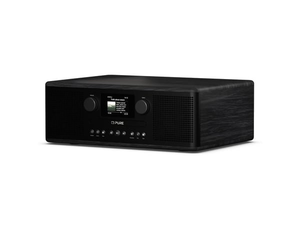 Pure Classic C-D6i Black-Black Ash EU/UK internett-radio (DAB+, FM, AUX, USB) svart/ask (254587)