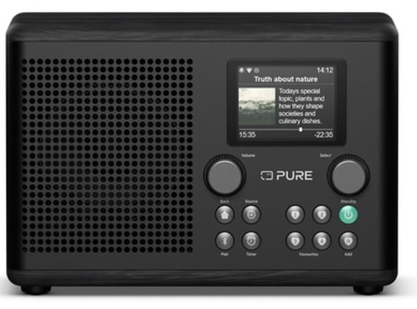 Pure Classic H4i, Internett, Digitalt, DAB+, FM, 87,5 - 108 MHz, 174 - 240 MHz, 10 W