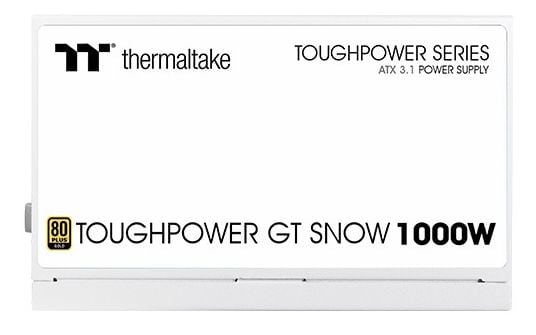 Thermaltake Strømforsyning Toughpower GT Snow ATX3.1 80+G WH retail - PC / Server Strømforsyning - ATX (PS-TPT-1000FNFAGE-W)